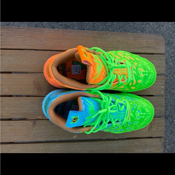 Puma Other - PUMA MB.04 LaMelo Ball Neon Green Orange Mismatch Basketball Shoes